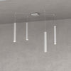 Sospensione-Moderna-Square-Tube-Metallo-Grigio-4-Luci-Gu10