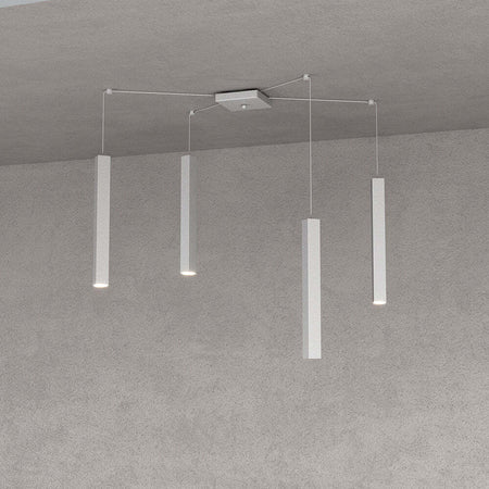 Sospensione-Moderna-Square-Tube-Metallo-Grigio-4-Luci-Gu10