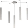 Sospensione-Moderna-Square-Tube-Metallo-Grigio-5-Luci-Gu10