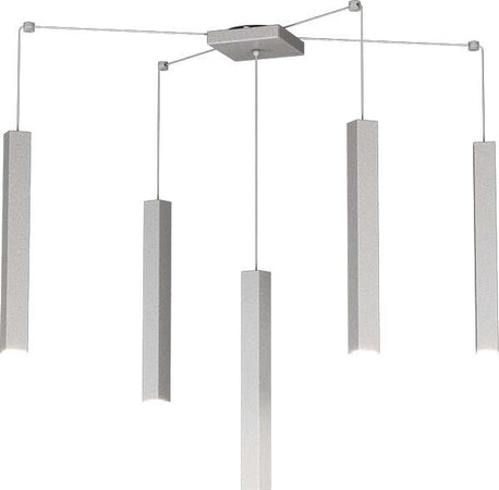 Sospensione-Moderna-Square-Tube-Metallo-Grigio-5-Luci-Gu10