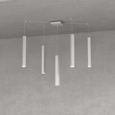 Sospensione-Moderna-Square-Tube-Metallo-Grigio-5-Luci-Gu10