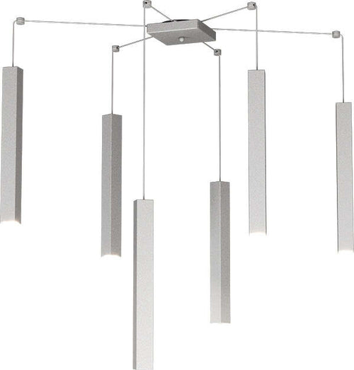 Sospensione-Moderna-Square-Tube-Metallo-Grigio-6-Luci-Gu10