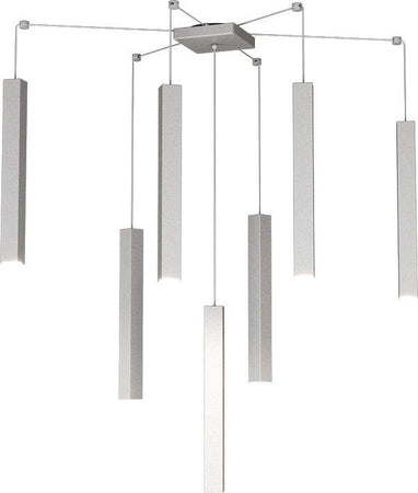 Sospensione-Moderna-Square-Tube-Metallo-Grigio-7-Luci-Gu10
