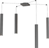 Sospensione-Moderna-Square-Tube-Metallo-Grigio-Antracite-4-Luci-Gu10