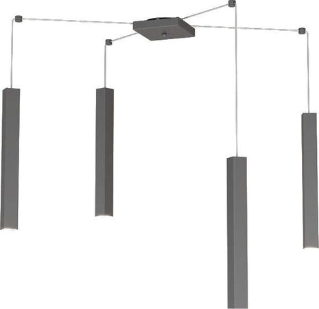 Sospensione-Moderna-Square-Tube-Metallo-Grigio-Antracite-4-Luci-Gu10