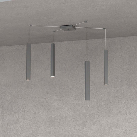 Sospensione-Moderna-Square-Tube-Metallo-Grigio-Antracite-4-Luci-Gu10