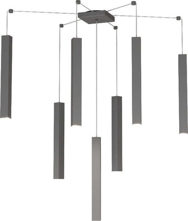 Sospensione-Moderna-Square-Tube-Metallo-Grigio-Antracite-7-Luci-Gu10