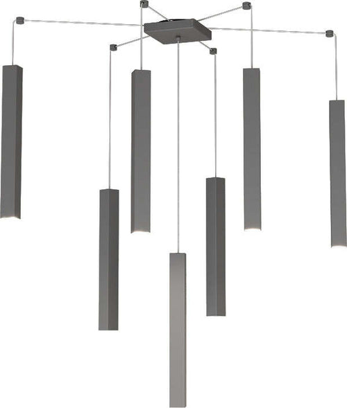 Sospensione-Moderna-Square-Tube-Metallo-Grigio-Antracite-7-Luci-Gu10
