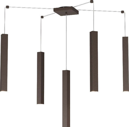Sospensione-Moderna-Square-Tube-Metallo-Marrone-5-Luci-Gu10