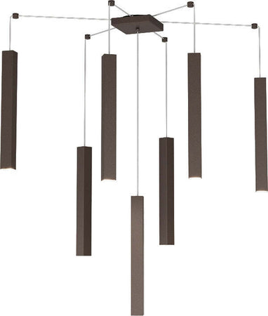 Sospensione-Moderna-Square-Tube-Metallo-Marrone-7-Luci-Gu10