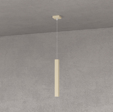 Sospensione-Moderna-Square-Tube-Metallo-Sabbia-1-Luce-Gu10