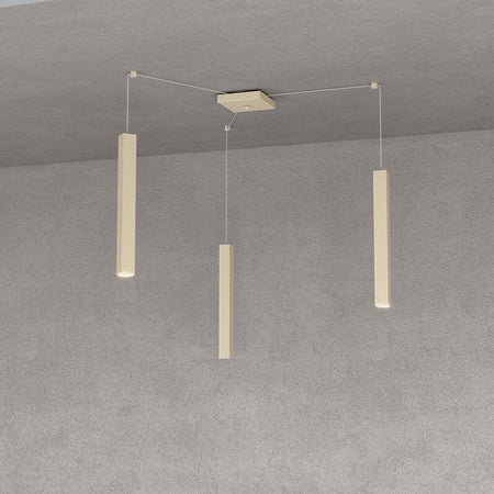 Sospensione-Moderna-Square-Tube-Metallo-Sabbia-3-Luci-Gu10