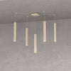 Sospensione-Moderna-Square-Tube-Metallo-Sabbia-5-Luci-Gu10