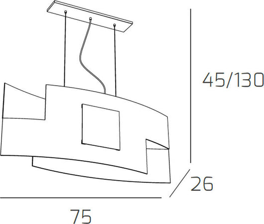 Sospensione-Moderna-Tetris-Color-Metallo-Cromo-Vetro-Bianco-2-Luci-E27