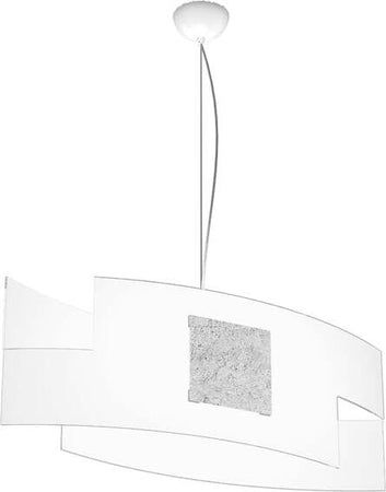 Sospensione-Moderna-Tetris-Color-Metallo-Foglia-Argento-Vetro-Bianco-1-Luce-E27