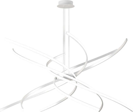 Sospensione-Moderna-Tornado-Alluminio-Bianco-Led-88W-D.100Cm-Luce-Calda