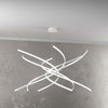 Sospensione-Moderna-Tornado-Alluminio-Bianco-Led-88W-D.100Cm-Luce-Calda