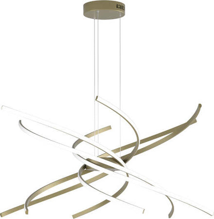 Sospensione-Moderna-Tornado-Alluminio-Oro-Brunito-Led-69W-D.80Cm-Luce-Calda