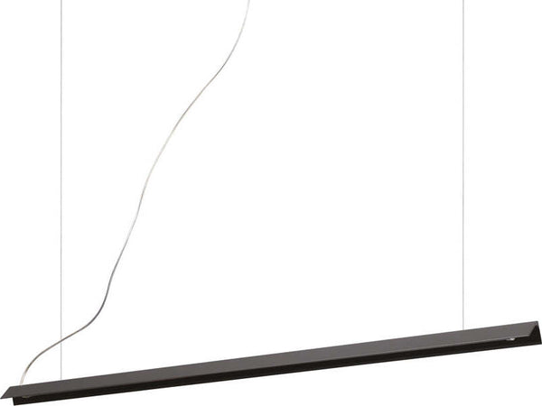Sospensione-Moderna-V-Line-Metallo-Nero-Led-20W-3000K-Luce-Calda