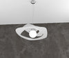 Sospensione-Moderna-Warped-Metallo-Bianco-1-Luce-E27-D.50Cm