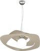 Sospensione-Moderna-Warped-Metallo-Sabbia-1-Luce-E27-D.50Cm