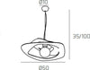 Sospensione-Moderna-Warped-Metallo-Sabbia-1-Luce-E27-D.50Cm
