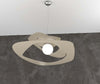Sospensione-Moderna-Warped-Metallo-Sabbia-1-Luce-E27-D.65Cm