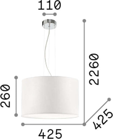 Sospensione-Moderna-Wheel-Corda-Bianco-3-Luci-E27