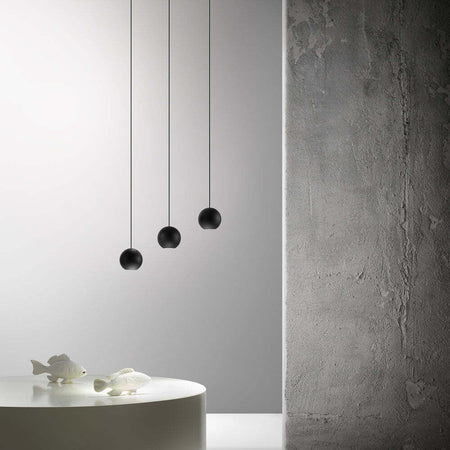 Sospensione-Multipla-Contemporanea-Guya-Alluminio-Nero-Satinato-3-Luci-Led