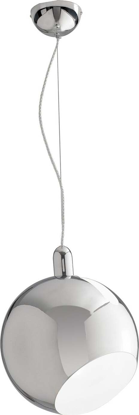 Sospensione Narciso Cromo 1Xe27 30X34,5Cm Illuminazione/Illuminazione per interni/Lampadari lampade a sospensione e plafoniere/Lampade a sospensione Led Mall Home - Napoli, Commerciovirtuoso.it