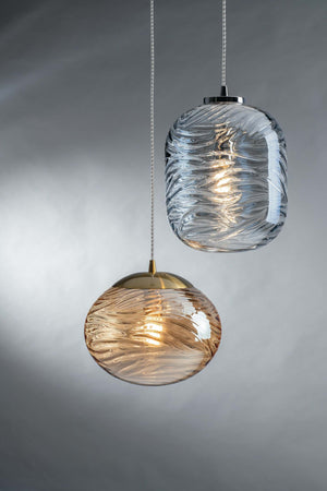 Sospensione Nereide Champagne 1Xe27 30X24,8Cm Illuminazione/Illuminazione per interni/Lampadari lampade a sospensione e plafoniere/Lampade a sospensione Led Mall Home - Napoli, Commerciovirtuoso.it