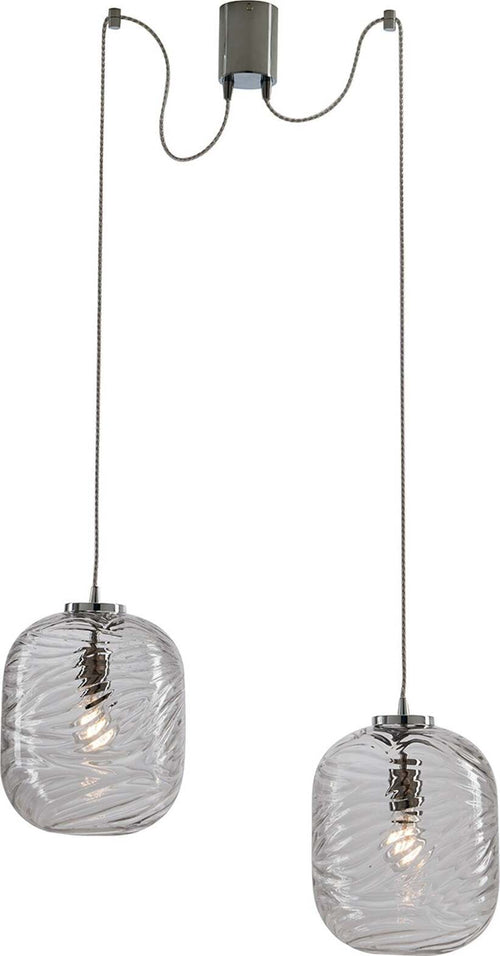 Sospensione Nereide Trasparente 2Xe27 250Cm Illuminazione/Illuminazione per interni/Lampadari lampade a sospensione e plafoniere/Lampade a sospensione Led Mall Home - Napoli, Commerciovirtuoso.it