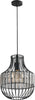 Sospensione Opium Nero 1Xe27 30X36,4Cm Illuminazione/Illuminazione per interni/Lampadari lampade a sospensione e plafoniere/Lampade a sospensione Led Mall Home - Napoli, Commerciovirtuoso.it