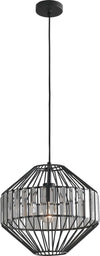 Sospensione Opium Nero 1Xe27 33,5X36,4Cm Illuminazione/Illuminazione per interni/Lampadari lampade a sospensione e plafoniere/Lampade a sospensione Led Mall Home - Napoli, Commerciovirtuoso.it