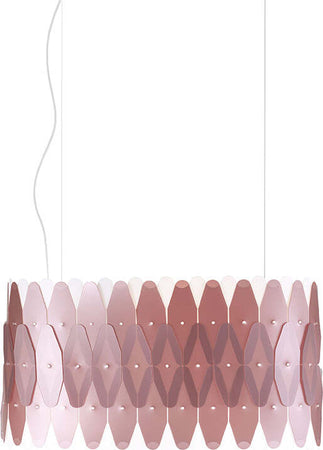 Sospensione-Ovale-Amanda-3-Luci-In-Polilux-Rosa-Metallico-D60-Made-In-Italy