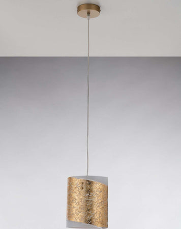 Sospensione Paris Oro 1Xe27 20X20Cm Illuminazione/Illuminazione per interni/Lampadari lampade a sospensione e plafoniere/Lampade a sospensione Led Mall Home - Napoli, Commerciovirtuoso.it