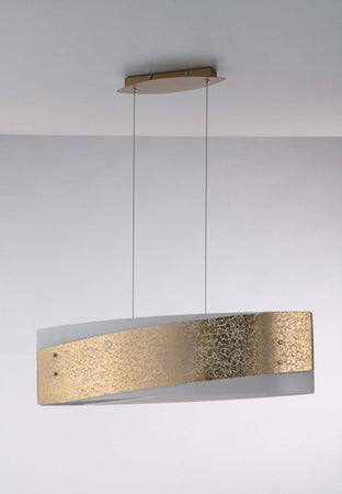 Sospensione Paris Oro 4Xe27 75X20Cm Illuminazione/Illuminazione per interni/Lampadari lampade a sospensione e plafoniere/Lampade a sospensione Led Mall Home - Napoli, Commerciovirtuoso.it