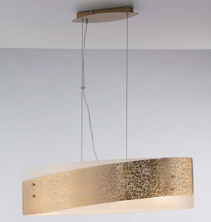 Sospensione Paris Oro 4Xe27 75X20Cm Illuminazione/Illuminazione per interni/Lampadari lampade a sospensione e plafoniere/Lampade a sospensione Led Mall Home - Napoli, Commerciovirtuoso.it