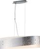 Sospensione Paris Silver 4Xe27 75X20Cm Illuminazione/Illuminazione per interni/Lampadari lampade a sospensione e plafoniere/Lampade a sospensione Led Mall Home - Napoli, Commerciovirtuoso.it