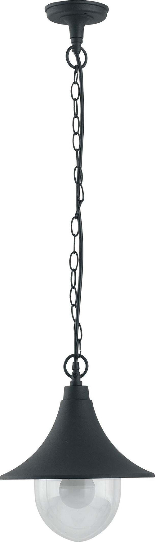 Sospensione Pavia Nera 1Xe27 Ip44 26Cm Illuminazione/Illuminazione per interni/Lampadari lampade a sospensione e plafoniere/Lampade a sospensione Led Mall Home - Napoli, Commerciovirtuoso.it