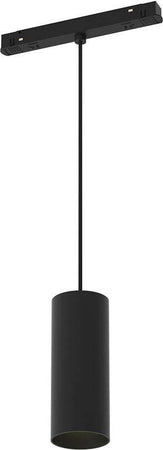 Sospensione-Per-Binario-Moderno-Focus-Led-Alluminio-Nero-1-Luce-Calda-12W