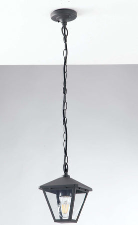 Sospensione Prisma Antracite 1Xe27 Ip44 16Cm Illuminazione/Illuminazione per interni/Lampadari lampade a sospensione e plafoniere/Lampade a sospensione Led Mall Home - Napoli, Commerciovirtuoso.it