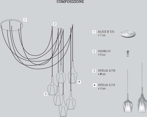 Sospensione-ragnatela-vetro-Gea-Luce-OFELIA-S-E27-LED-lampada-soffitto-multiluce