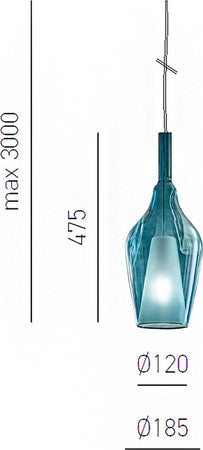 Sospensione-ragnatela-vetro-Gea-Luce-OFELIA-S-E27-LED-lampada-soffitto-multiluce