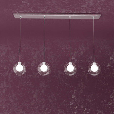 Sospensione-Rett-Contemp-Willow-Metallo-Cromo-Vetro-Bianco-Satitano-4-Luci-G9