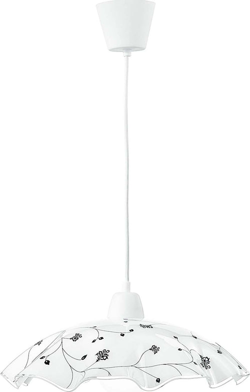 Sospensione Root Bianco 1Xe27 42X30Cm Illuminazione/Illuminazione per interni/Lampadari lampade a sospensione e plafoniere/Lampade a sospensione Led Mall Home - Napoli, Commerciovirtuoso.it