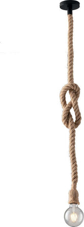 Sospensione Rope In Corda 1Xe27 150Cm Illuminazione/Illuminazione per interni/Lampadari lampade a sospensione e plafoniere/Lampade a sospensione Led Mall Home - Napoli, Commerciovirtuoso.it