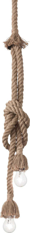 Sospensione-Rustica-Country-Canapa-Metallo-Marrone-Tessuto-Marrone-2-Luci-E27