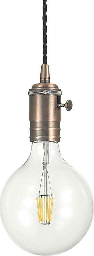 Sospensione-Rustica-Country-Doc-Metallo-Rame-1-Luce-E27