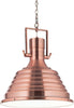 Sospensione-Rustica-Country-Fisherman-Metallo-Rame-1-Luce-E27